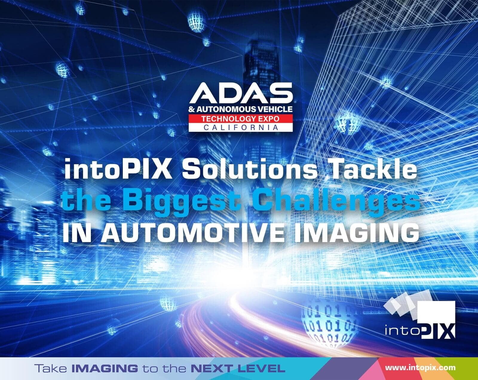 intoPIX Solutions Tackle the Biggest Challenges in Automotive Imaging at ADAS & Autonomous Vehicle Expo 2024